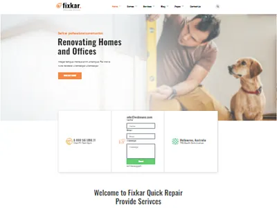 Fixkar is an Elementor WordPress theme for the services related bestwordpressthemes dafoliowordpresstheme wordpresstemplate wordpresstheme wordpressthemecustomization wordpressthemedesign wordpressthemedevelopers wordpressthemesale wordpressthemesforbloggers wordpressthemesforever wordpressthemespremium