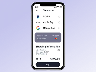 Check out app ui ui challenge