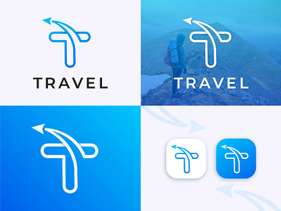 Travel Logo Design | Travel Agency Logo agency logo app icon brand identity brand identity design branding branding design corporate identity graphic design identity letter t logo logo design logo designer logo maker logos modern logo tour logo travel agency logo travel app icon travel logo traveling logo