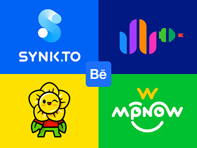 Logofolio 2022 / Behance brand branding buttercup design finance flower font frog identity illustration letter logo logotype s smile snake sun synk w