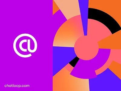 Chatloop Logo brand identity branding design graphic design logo ngo social app typography