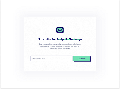 100-day design challenge #026 graphic design subscribe ui web design