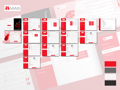 Vehicle Allocation System application branding design figma ui vehicle webapplication website