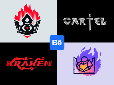 Logofolio 2022 / Behance brand branding cartel crown design eye fire font identity kraken letter logo logotype magic sword t tentacles