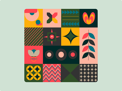 Geometric Illustration adobe illustrator design geometric designs geometric drawing geometric patterns geometric themes illustration neo gemotric pattern designs pattern drawing patterns