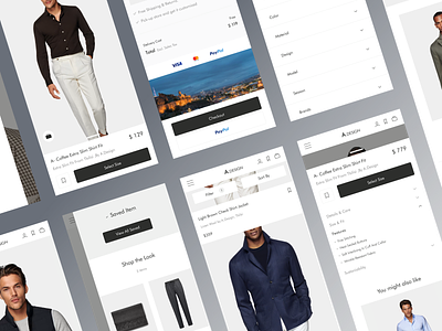 E - commerce Fashion Shop aesthetic aesthetic clean clothing brand design e comerce e commerce e commerce app e commerce design e commerce shop ecommerce ecommerce business fashion fashion e commerce website online shop online store trendy ui ui design ux woocomerce