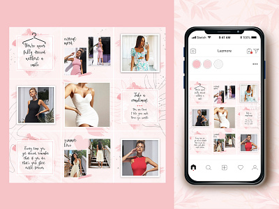 Instagram Grid Design banner griddesign instagram socialpost