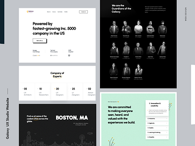 Galaxy UX Studio About page about us animation app branding design designers galaxy galaxy ux studio halolab icon illustration kit8 landing page logo team ui ui8 ux vector website