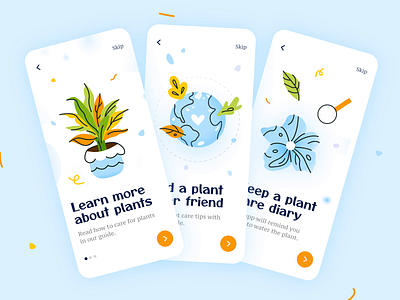 Plant Care App android app animation app app screen design interface ios app mobile mobile app mobile app design mobile app screen mobile apps mobile ui mobileapp mobileui plant care ui ui design uiux ux ux ui design