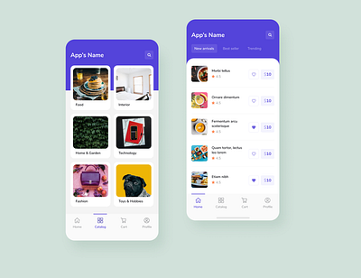 Concept for Infinity Hemp app design graphic design ui ux