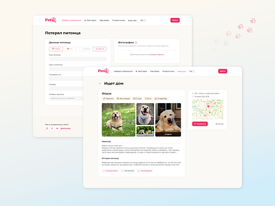 Petsi design graphic design ui ux web