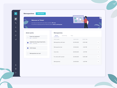 Dashboard Timbo dashboard design graphic design ui ux