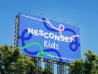 Nesconset Kids Logo Mockup for Nesconset Christian Church bold branding branding for kids childrens ministry christian christian design church church branding church logos church media design fun graphic design illustration kids logos kids ministry visual identity whimsical