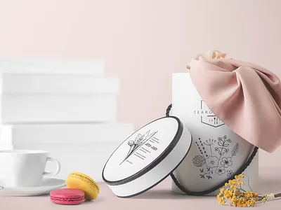 Box Packaging Mockup box branding cute design illustration logo mockup package packaging packaging design