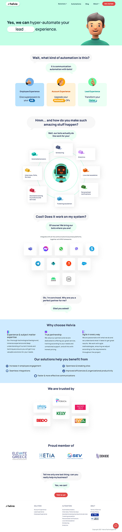Helvia.io interaction design ui ui design web design