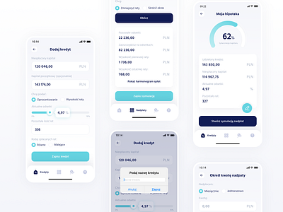 Loan overpayment calculator application application application design clean application clean design clean mobile design credit app figma mobile kit loan app loan calculator mobile application mobile calculator mobile form mobile formular mobile ui mobilie chart