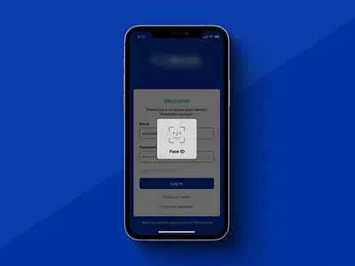 Face ID - In action design ios mobile ui ux