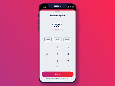 Brew.Money: Instant Deposit via Apple Pay app apple pay banking defi deposit flow deposit money design finance fintech illustration ios minimal money payment app savings account ui ui ux design ux wallet