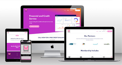 financial & credit https://financialandcreditservice.com/ design ui uiux design wordpress ux