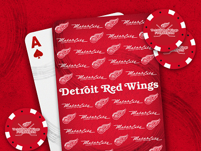 DRW - Charity Poker Tournament adobe photoshop creative detroit detroit red wings graphic design nhl photoshop poker poker tournament typography