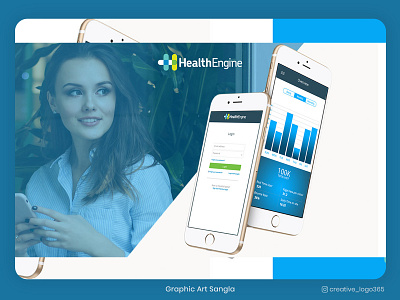 login Screen | Health Engine Application | Graphic Art Sangla app login screen design appdesign application best login screen design creative design graphic graphic design graphicdesign healthengine iteration login login screen login screen ui design photoshop register sign splash screen ui ui design