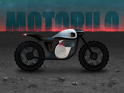 AI generated bike recreated in Figma bike dall e figma graphic design illustration mars midjourney motor motorbike space