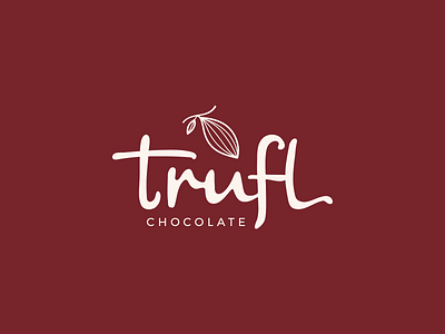 Trufl Chocolate chocolate cocoa elegant logo luxury truffle