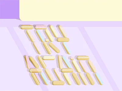 Les éclairs eclairs illustration illustrator lettering motivation personal project shadow texture vector