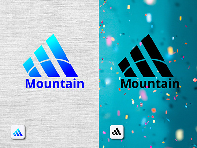 Mountain logo design, App logo, minimalist logo 3d logo abstract logo adobe illustrator app logo branding business logo clean logo company logo creative logo design graphic design graphic designer logo logo designer logo identity logo maker minimalist logo mountain logo