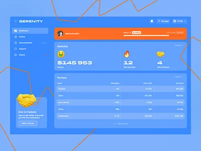 Finance Money Dashboard clients dashboard design finance number partner system rows sheet ui ux