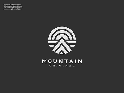 Mountain Logo apparel lettermark