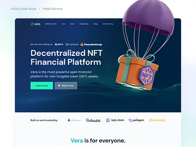 Vera Labs Website Redesign branding crpyto graphic design nft nft art ui ui design user interface ux design web design