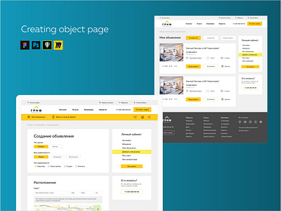 UX/UI Design for realty company design figma ui ux web website