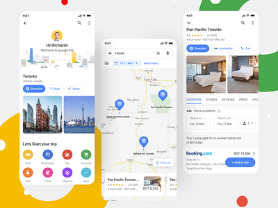 Google Trip | A UX Case-study behance book hotel case study create a trip discover places google google map google plan google trip hotel booking mobile app popular destination travel travel booking traveler trip planner ux case study ux design