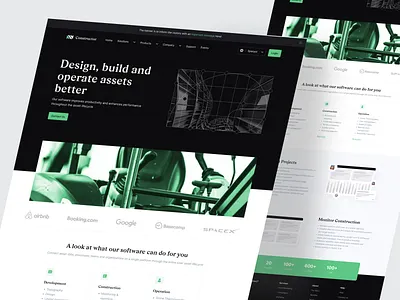 Landing page Constructor builder building construct construction constructor contractor landing page property ui web web design website website design