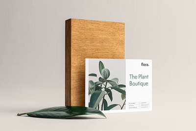 Floral Branding Mockup brand brand identity branding branding identity business card design floral flowers letterhend logo logo identity logofolio marca mockup modern portfolio presentation visual visual identity wood