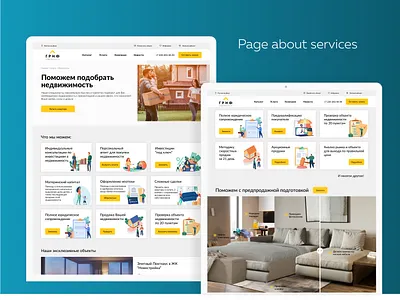 UX/UI for realty company design figma ui ux web website