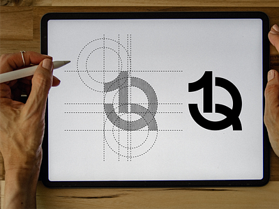 Q1 Monogram Logo! 1 brand branding design icon illustration inspirations logo letter lettering logo logo ideas logofolio logotype monogram number q symbol vector