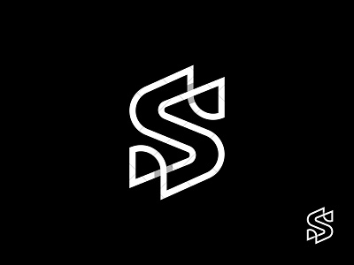 SS Logo branding design graphic graphic design icon ideas identity illustration lettermark logo logo design logotype minimalist monogram s ss ss logo ss monogram sss typography