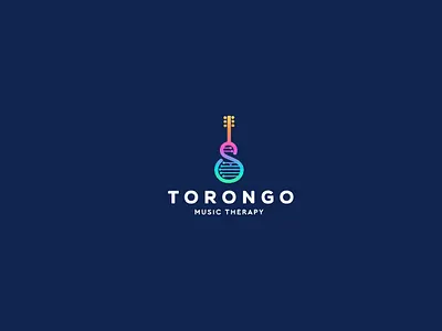 DNA + Music Minimalist Logo Design creative dna minimalist logo design music