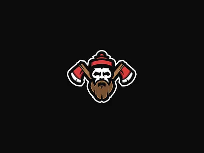 Woodman axe logo vector wood woodcutter woodman