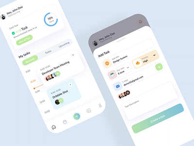 Task Management App Interaction after effects agency app interaction app ui animation interaction management app mini interaction software ui animation task management app ui animation ui design ui prototype webflow zainiklab