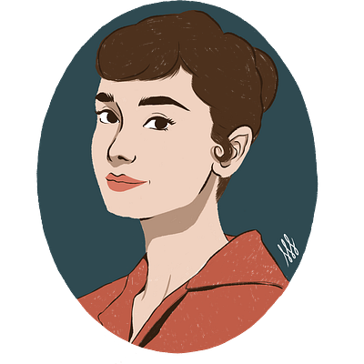 Audrey Hepburn ✨ clip studio paint illustration udrey hepburn woman