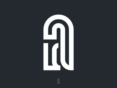 Aa Monogram aa design letter logo mark minimal monogram samadara ginige simple type typography