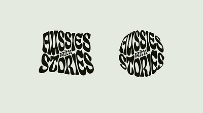 Aussies with Stories branding design graphic design illustration logo typography