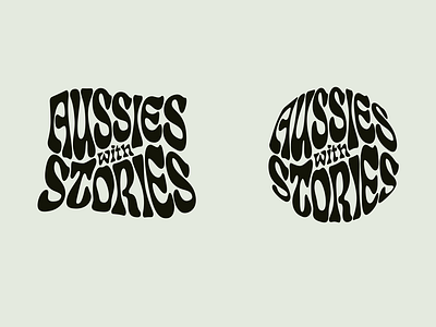 Aussies with Stories branding design graphic design illustration logo typography