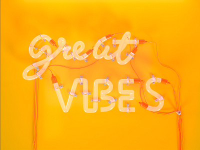 NEON LIGHTS 3d blender design graphic design illustration logo typography