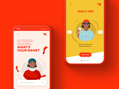 DoorDash, One Dash Close - App UI motion graphics ui