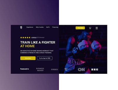 Gym website landing page adobe illustrator design graphics illustration ui ui design uiux design website design