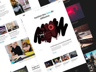 Institut des Arts de Diffusion craftcms design web webdesign